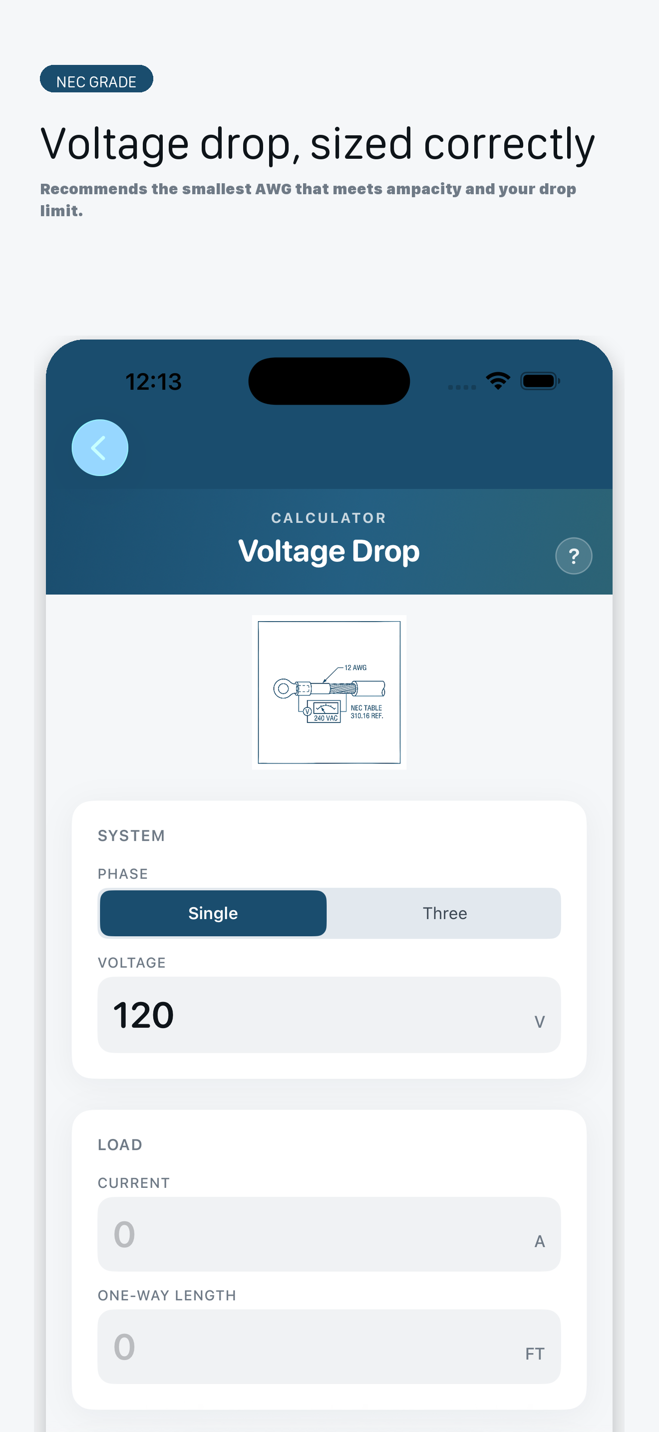 HVAC Pro Calculator — Run the wire and breaker check in the app